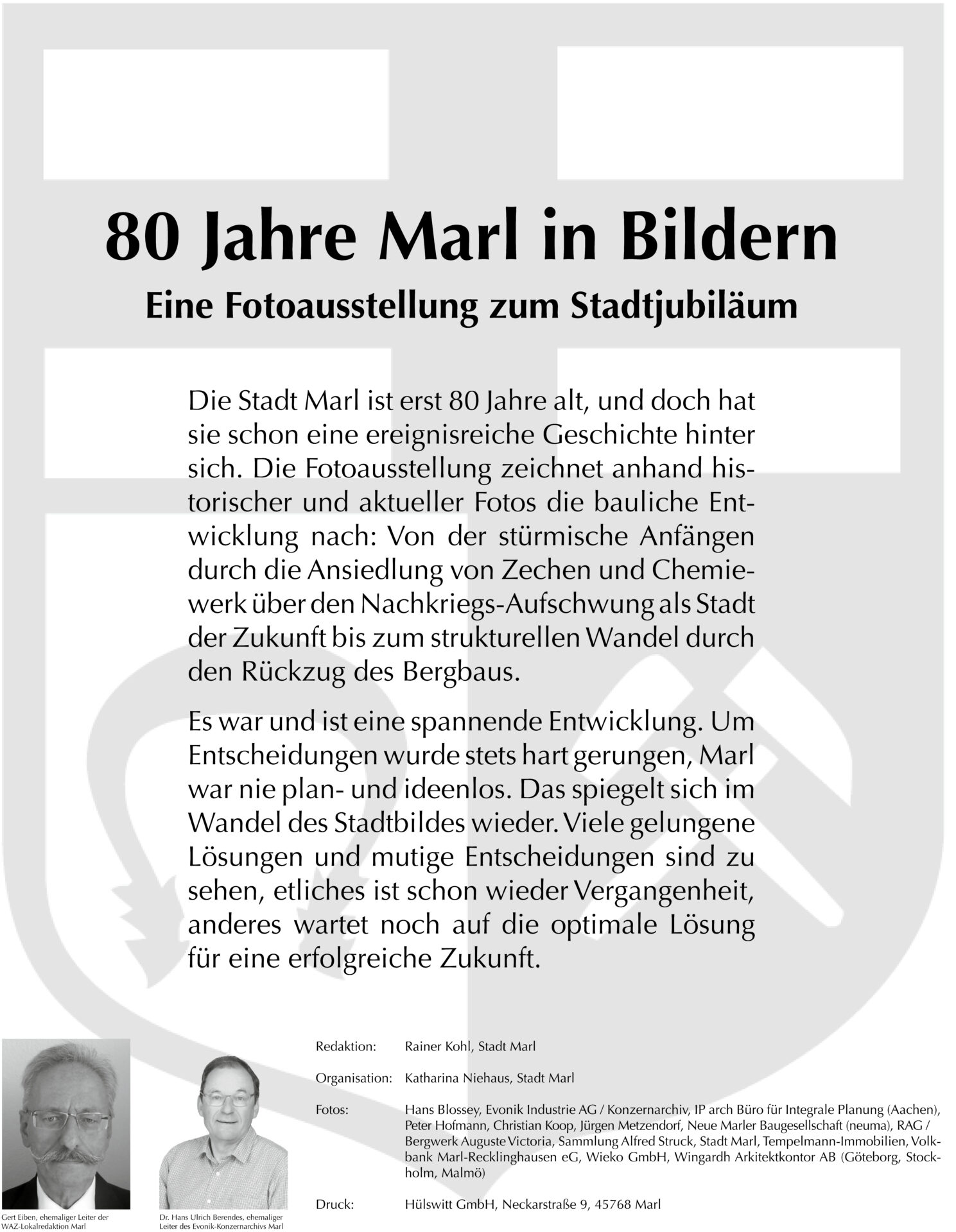 80 Jahre Stadt Marl: Eine Foto-Ausstellung zum Jubilum |  Geschichtswerkstatt Marl